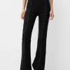 Studded flared pants Studded flared pants