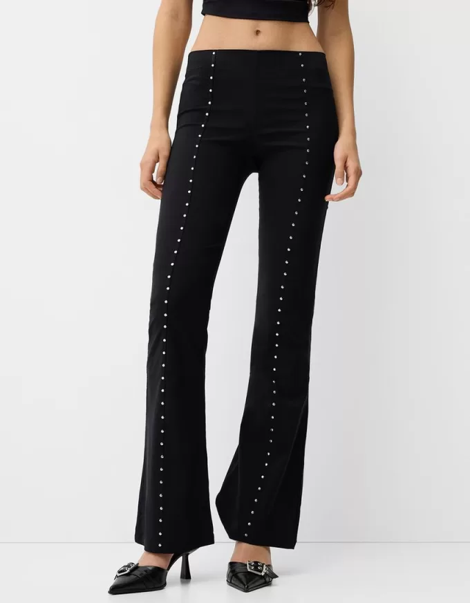 Studded flared pants Studded flared pants