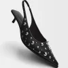 Studded kitten-heel shoes Studded kitten-heel shoes