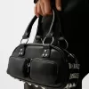 Studded mini bowling bag Studded mini bowling bag