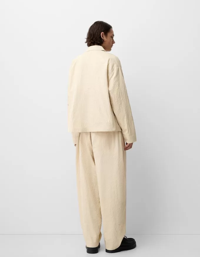 Super baggy creased pants