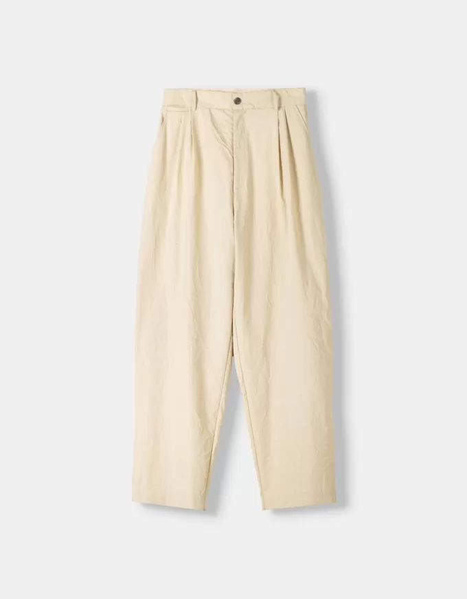 Super baggy creased pants