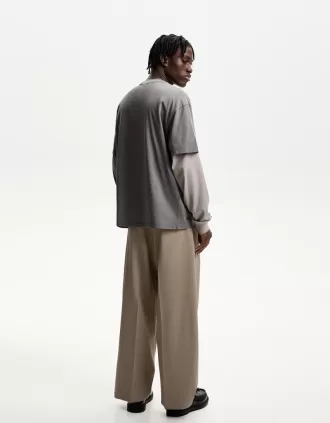 Super baggy tailored pants