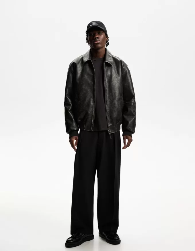 Super baggy tailored pants