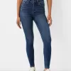 Super high-rise skinny jeans