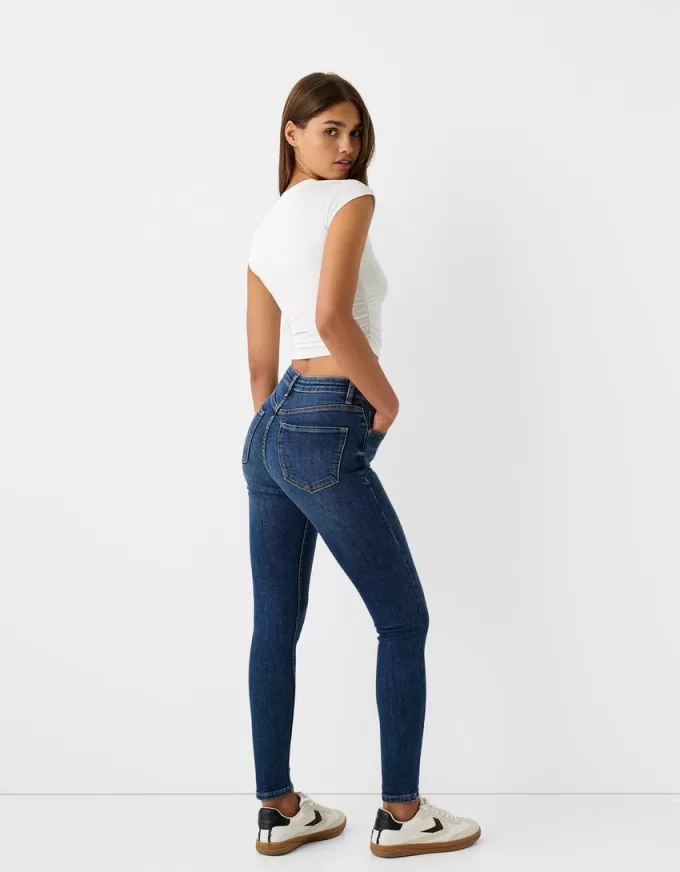 Super high-rise skinny jeans