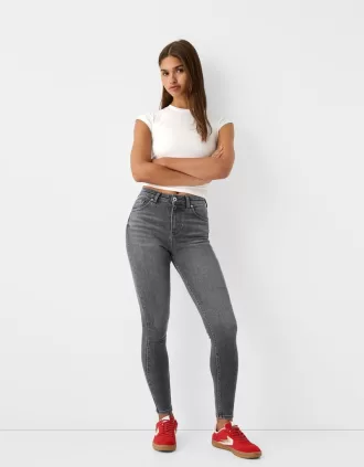 Super high-rise skinny jeans