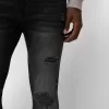 Super skinny ripped jeans