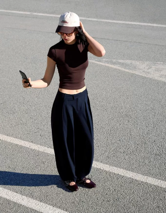 Tailored balloon fit pants Tailored balloon fit pants