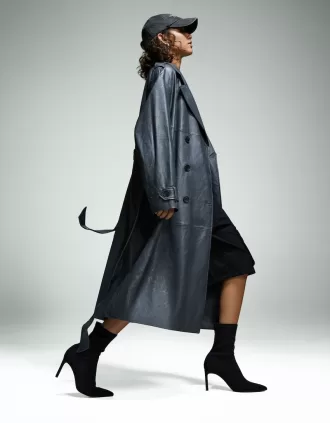 Tailored high-heel ankle boots