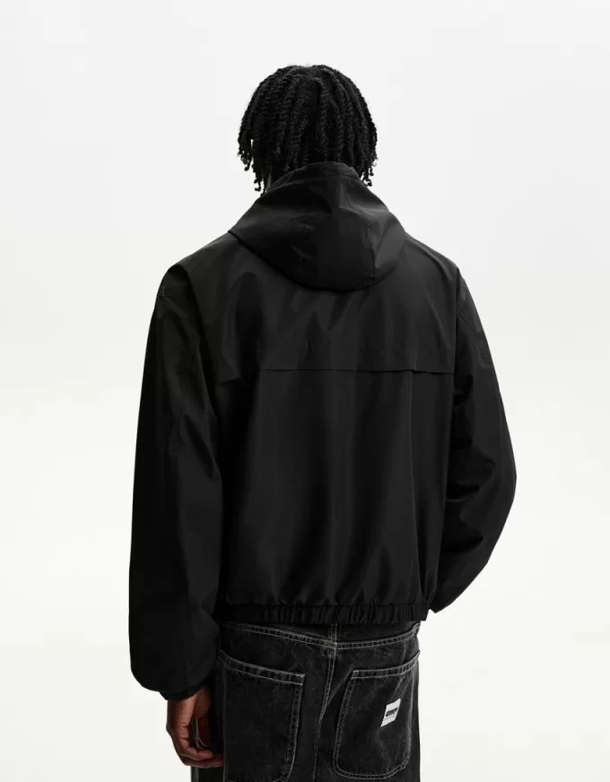Technical jacket with hood