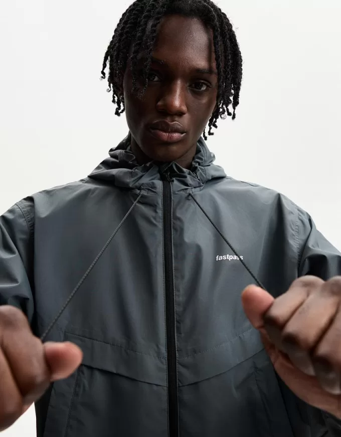 Technical jacket with hood Technical jacket with hood