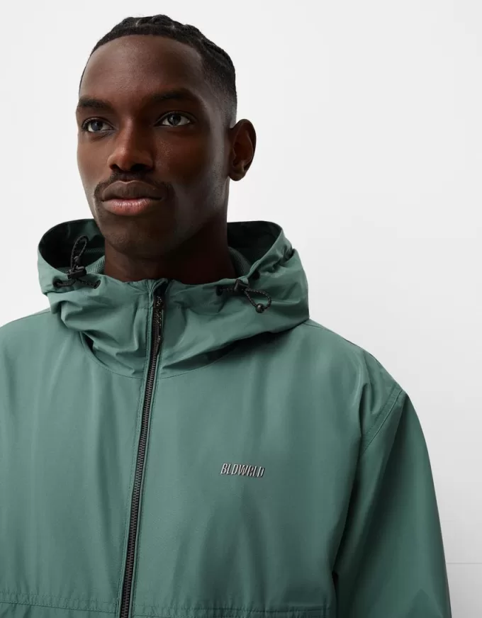 Technical jacket with hood