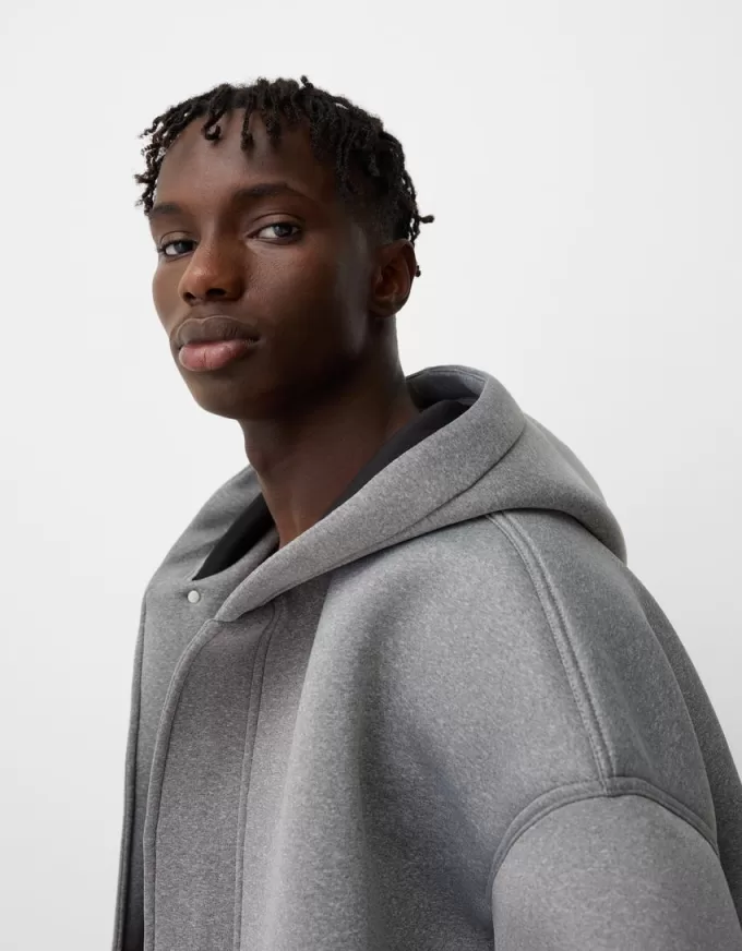 Technical jacket with hood