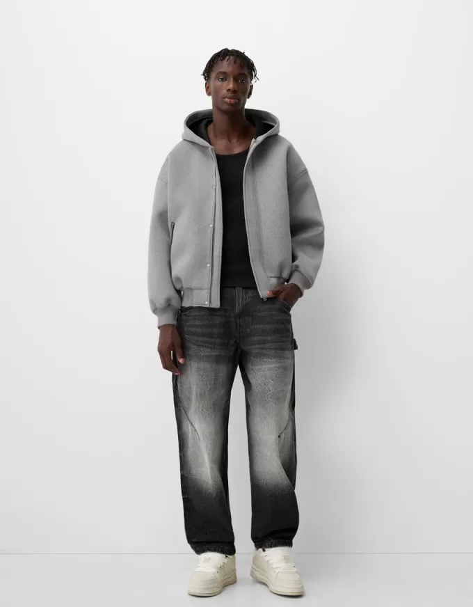 Technical jacket with hood