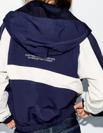 Technical jacket with hood