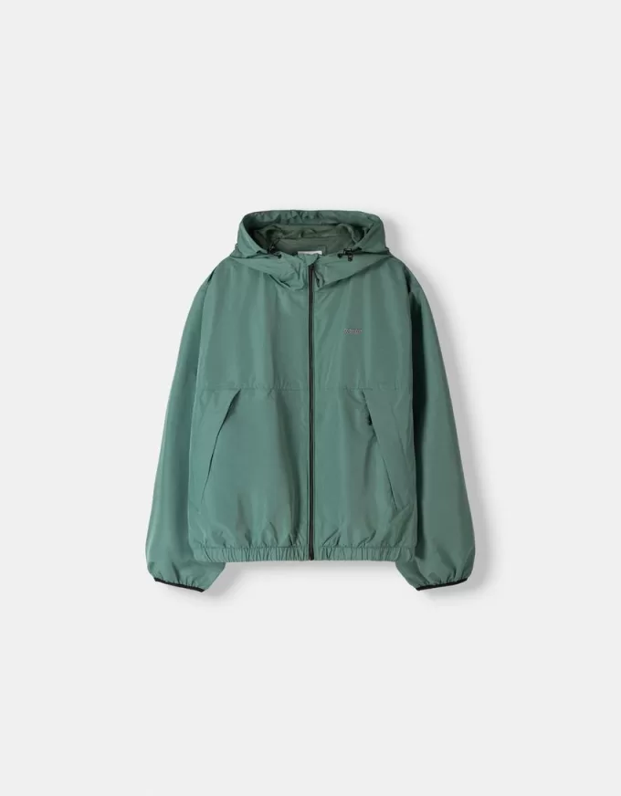 Technical jacket with hood