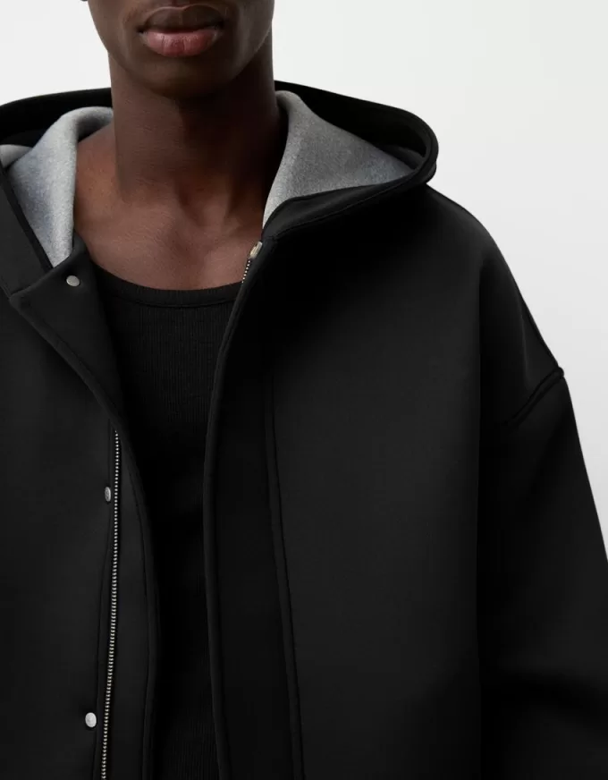 Technical jacket with hood Technical jacket with hood