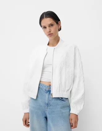 Textured lightweight jacket