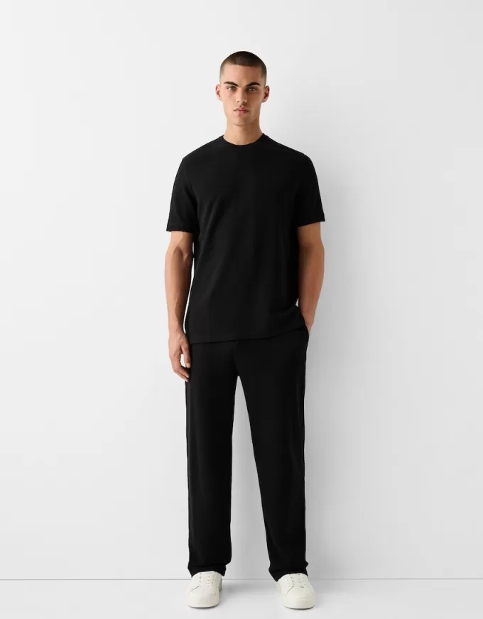 Textured short sleeve T-shirt Textured short sleeve T-shirt