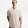 Textured short sleeve T-shirt Textured short sleeve T-shirt
