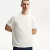 Textured short sleeve T-shirt