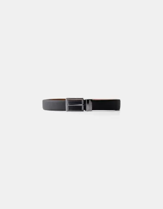 Thin reversible belt