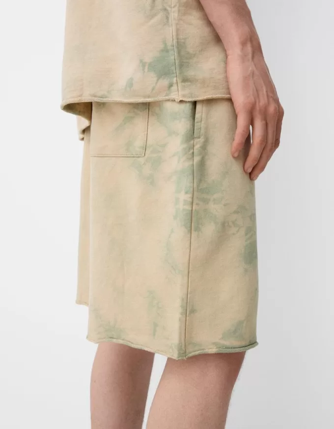 Tie-dye baggy Bermuda shorts Tie-dye baggy Bermuda shorts