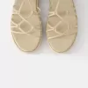 Tied flat jute sandals Tied flat jute sandals