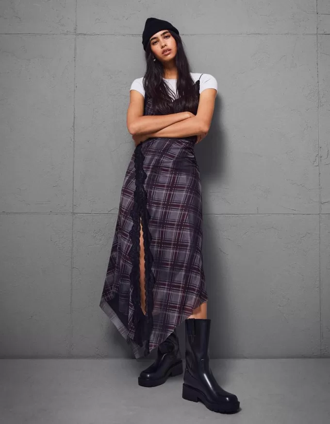 Track sole mid-calf flat ankle boots Track sole mid-calf flat ankle boots