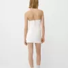 Twill halterneck mini dress Twill halterneck mini dress