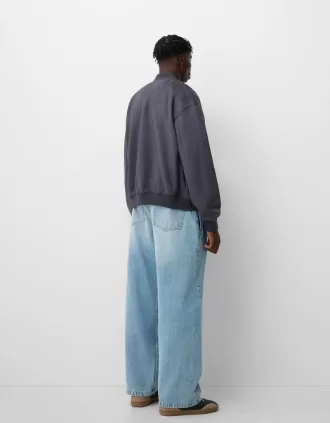 Varsity bomber jacket