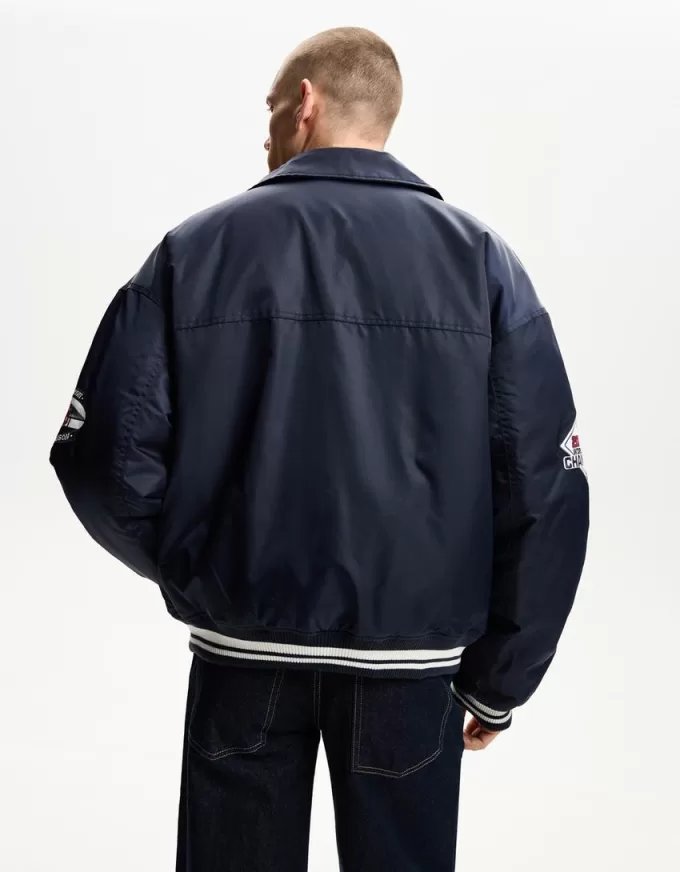 Varsity bomber jacket