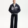 Varsity bomber jacket