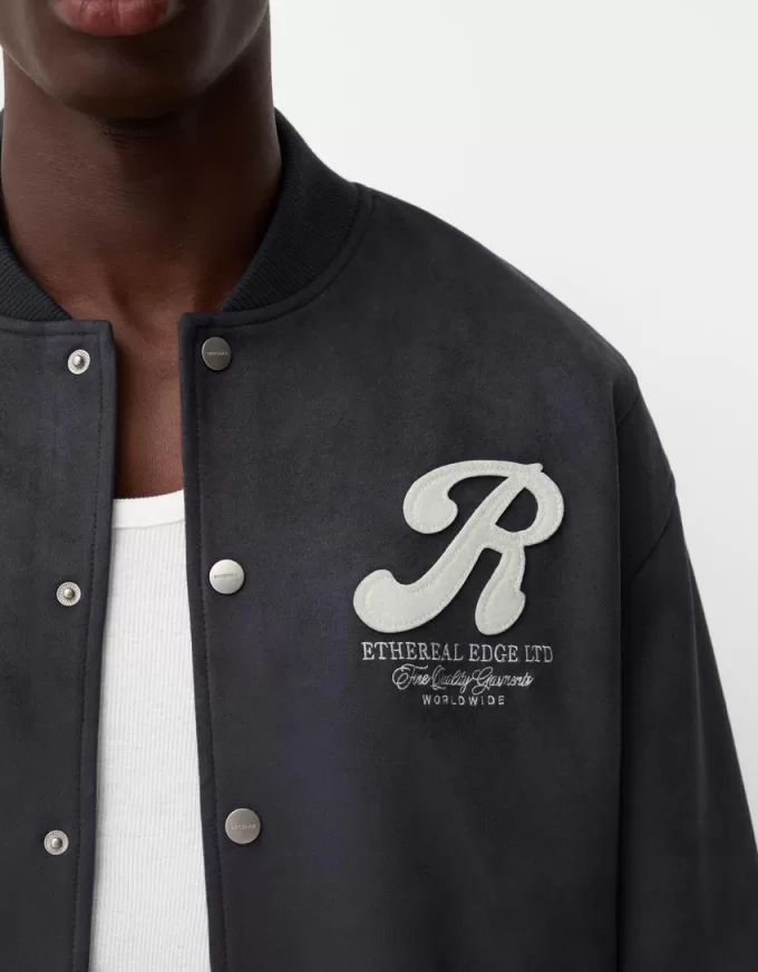 Varsity bomber jacket