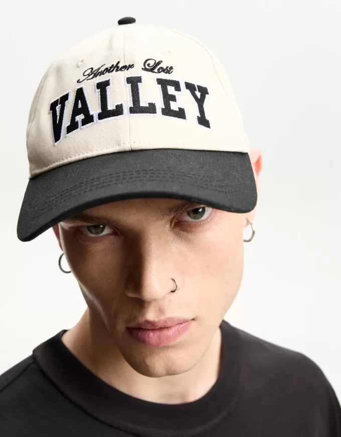 Varsity cap with embroidery