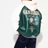 Varsity faux leather jacket Varsity faux leather jacket