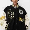 Varsity jacket with contrasting sleeves Varsity jacket with contrasting sleeves