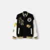 Varsity jacket with contrasting sleeves Varsity jacket with contrasting sleeves