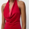 Velvet halter neck midi dress Velvet halter neck midi dress