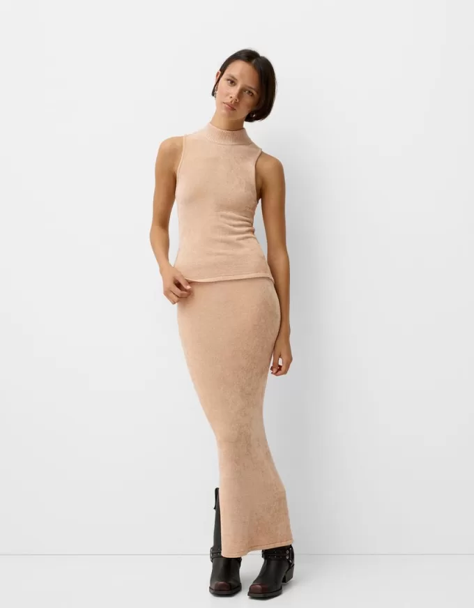 Velvet midi skirt Velvet midi skirt