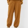 Voluminous interlock jogger pants
