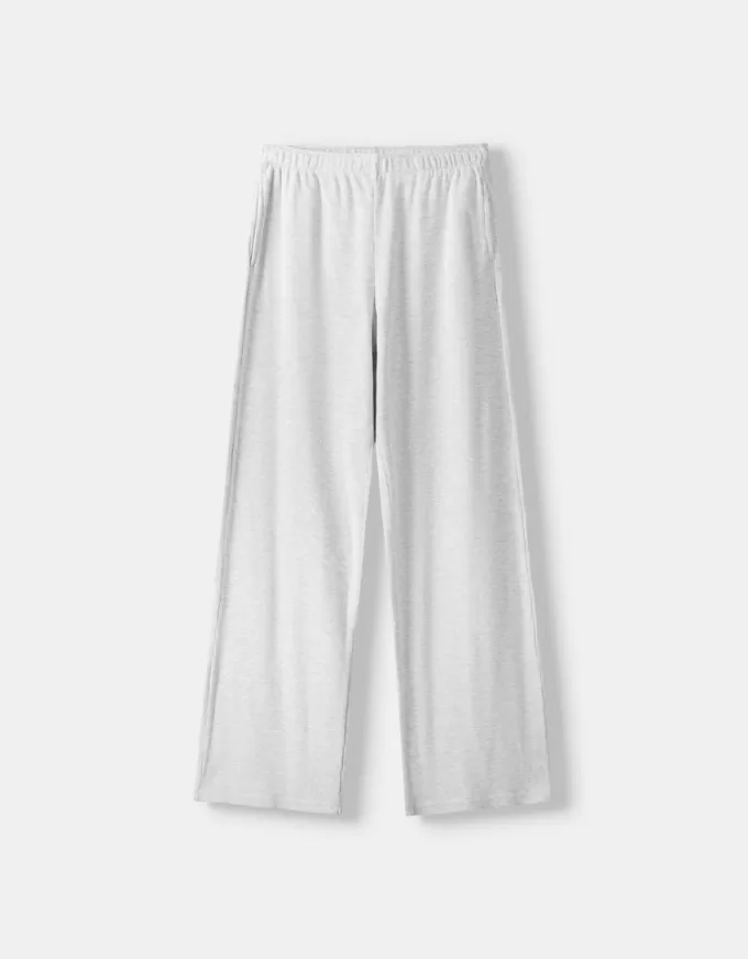 Waffle-texture pants Waffle-texture pants