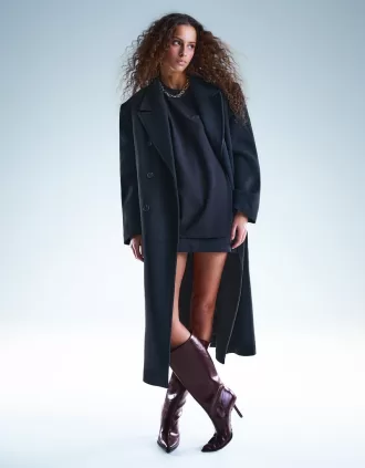 Wide-calf high-heel boots