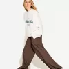 Wide-leg drawstring pants