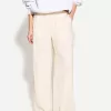 Wide-leg drawstring pants