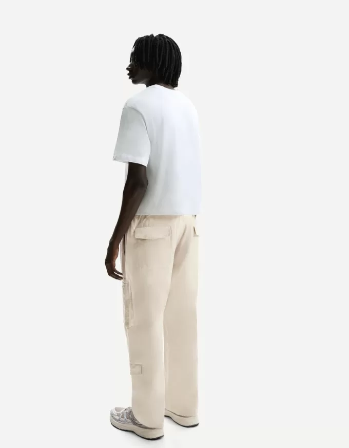 Wide-leg multicargo pants