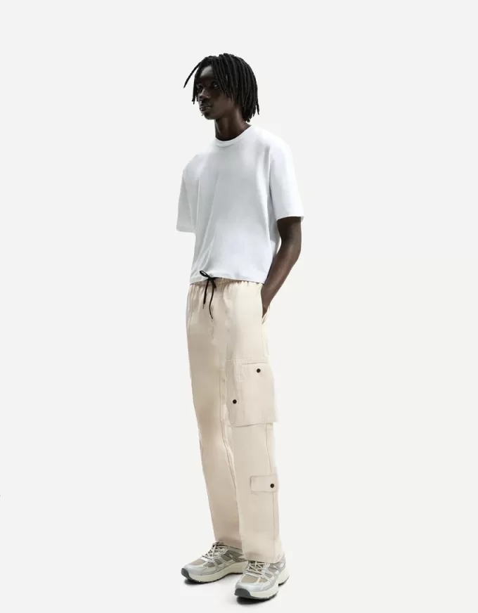 Wide-leg multicargo pants