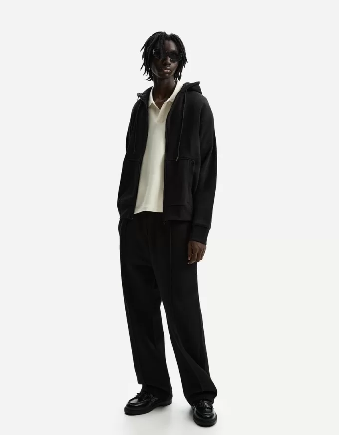 Wide-leg plush pants Wide-leg plush pants