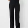 Wide-leg tailoring pants